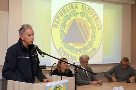 RAZŠIRJENA SEJA ŠTABA CIVILNE ZAŠČITE ZA NOTRANJSKO 24 FOTO LJUBO VUKELIČ